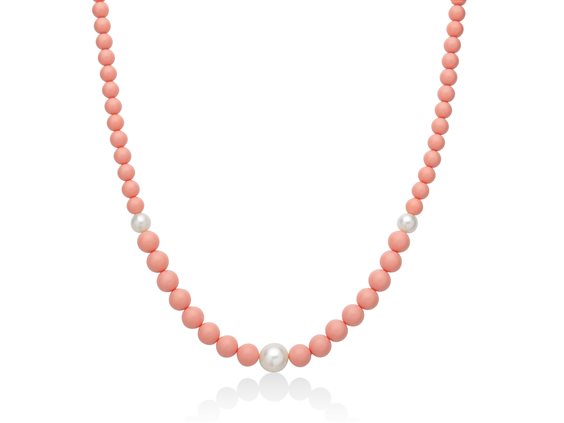 Collana Miluna Donna Terra E Mare in Argento Pasta di corallo PCL6702 - PCL6702